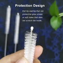 Axooms Straw Cleaning Brush Set - Extra Long 12 inch, Extra Wide 12mm Diameter, Pipe Cleaner Brushes, Very Long Straw Cleaner for Drinking Cup, Water Bottle & Tubes, Set of 10