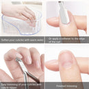 Axooms Stainless Steel Cuticle Nippers, 8-Pack, Pointed-Blade Cuticle & Dead Skin Trimmers for Manicure and Pedicure