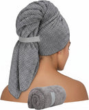 Axooms Microfibre Hair Towel 100 x 60 cm Super Absorbent
