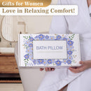 Axooms Luxury Bath Pillow for Bathtub, Soft 3D Air-Mesh Cushion with 6 Non-Slip Suction Cups