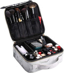 Axooms Cosmetics Storage Bag with Adjustable Compartments, Black, 25 × 22 × 9 cm