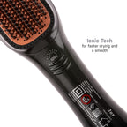 Joy Professional 2 in 1 Hot Air Styling Comb, Air Styling & Drying System, Multi Style Hair Styling Brush, Hair Dryer and Hair Straightener