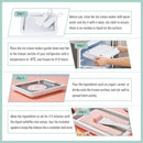 Rolled Ice Cream Maker | Instant Ice Cream Machine, White | 2 Spatulas, Frozen Yogurt Pan, DIY, Fun Family Activity for Parents & Kids, Quick Gelato Tray