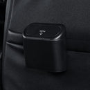 Axooms Car Trash Can with Lid, Small Automatic Waste Organizer with 30 Plastic Trash Bags, Garbage Bin for Car, Home & Office