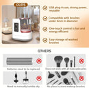 Axooms Electric Makeup Brush Cleaner and Dryer, 3-in-1 USB Tool for Makeup Brushes and Sponges