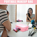 Axooms 4-Piece Mesh Makeup Bag Set, Clear Travel Cosmetic Bags with Zippers, Small Toiletry Pouches in Multiple Sizes