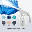 HiLIFE Steamer for Clothes, Portable Handheld Clothing Steamer, 240ml Big Capacity, 700W, Strong Power, Fabric Quick Wrinkle Remover with Brush for Home, Office(ONLY 120V) -Blue
