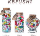Axooms Capsule Letter Message in a Bottle - Cute Capsule Love Letter Gift for Friend/Girlfriend - Message Pills for Valentine's Day, Birthday, Mother's Day Gift (Mixed Colors 50 Pieces)