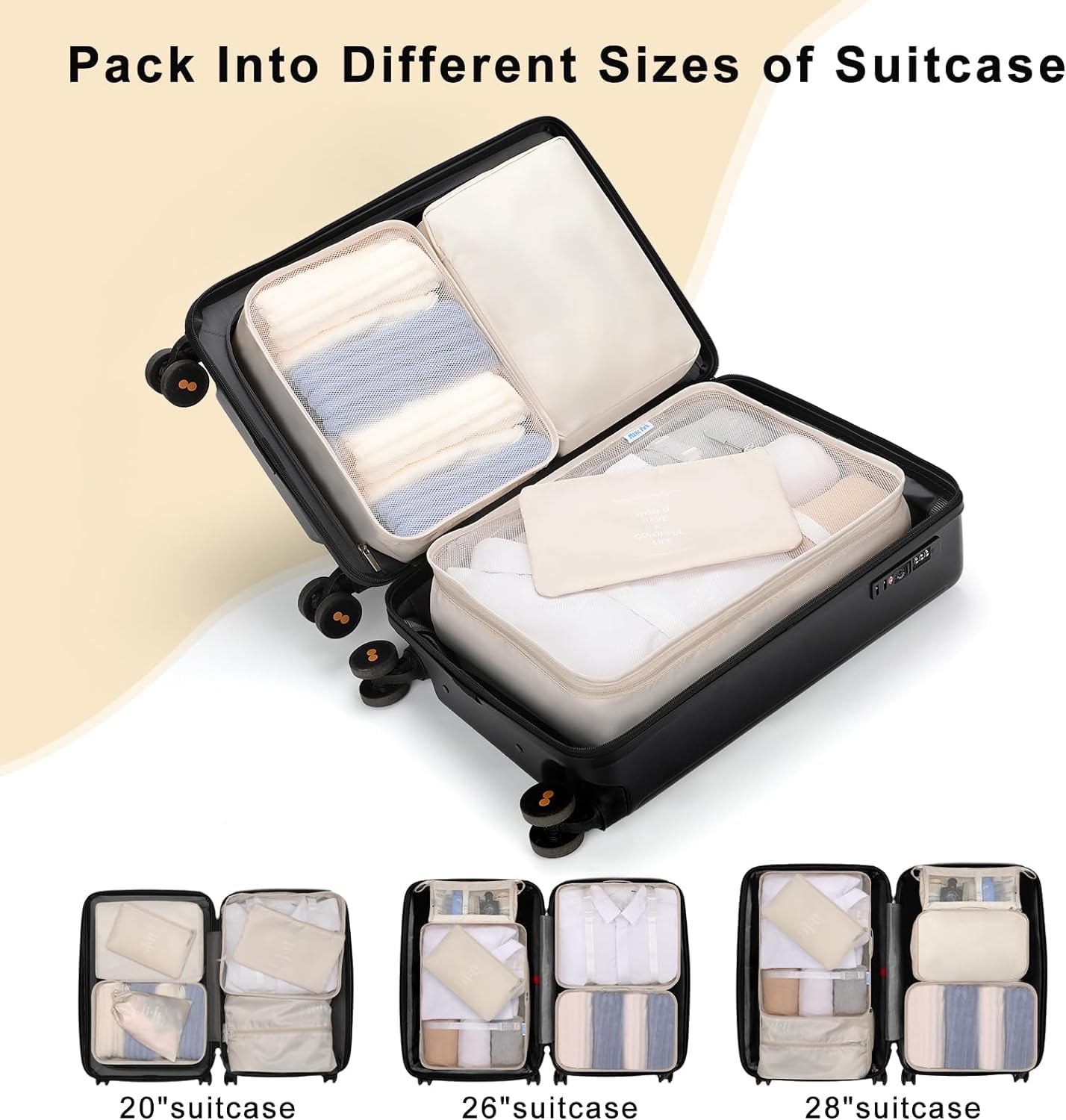 Packing Cube Set for Travel
