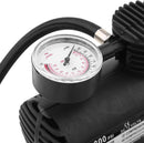 Axooms 12V Portable Tire Inflator, 300 PSI Car Air Compressor with Pressure Gauge and Multi-Nozzle Adapter Kit for Cars, Bikes and Inflatables