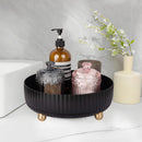 Axooms 360° Rotating Perfume and Makeup Organizer Tray, Large, Ivory White