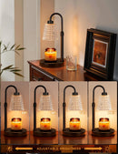 Candle Warmer Lamp with Timer Home Decor Birthday Gifts for Women | Dimmable Candle Warmer for Jar Candles, Height Adjustable Wax Melts Warmer,Room Decor House Warming Gifts New