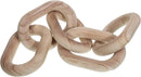 Axooms Wooden Decorative Chain - 5 Link, Home, Office & Party Decor (White)