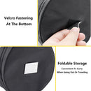 Axooms 2-Pack Collapsible Car Trash Cans, 1-Gallon Waterproof Hanging Bins, Black