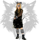 Axooms 7-Piece Werewolf Costume Kit — Ears Headband, Mask, Tail (44 cm), Gloves & Leg Warmers | Soft Plush, One-Size, Easy Dress-Up