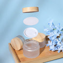 Axooms Frosted Glass Cosmetic Jars with Leak-Proof Lids, 30 ml, Multiple Pack Options