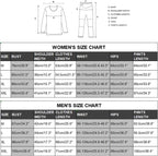 Thermal Underwear Set for Men Women