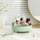 Axooms 360° Rotating Perfume and Makeup Organizer Tray, Large, Ivory White