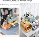 Axooms Stackable Plastic Storage Drawers, Multicolor Desktop Drawer Organizer for Cosmetics, Makeup and Jewelry