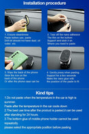 Axooms Foldable Magnetic Car Phone Holder, New Metal Alloy, Adjustable 360° Dashboard Mount, Black