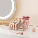 Axooms Clear 3-Tier Makeup Organizer with 2 Drawers and Lipstick Tray