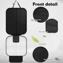 Axooms Car Seat Protector for Child Seat Pad, Pack of 2 ISOFIX Seat Protectors, Car Child Seat, Non-Slip and Waterproof with Thick Padding and 2 Mesh Pockets