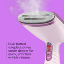 Conair Handheld Garment Steamer for Clothes, Turbo ExtremeSteam 1875W Fabric Steamer, Portable Handheld Design, Strong Penetrating Steam, Amazon Exclusive, Purple