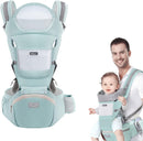 Axooms Multifunctional 9-in-1 Baby Carrier with Hip Seat, Newborn to Toddler