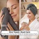 Axooms Microfibre Hair Towel 100 x 60 cm Super Absorbent