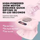 Axooms Nail Dryer Fan with 300W High-Speed Motor for Fast Drying and Powerful Airflow