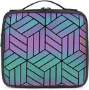 Axooms Cosmetics Storage Bag with Adjustable Compartments, Black, 25 × 22 × 9 cm