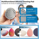 Axooms Electric Makeup Brush Cleaner with Cleaning Mat, Automatic USB-Charging Brush Cleaning Machine for All Brush Sizes, Gift for Women and Girls