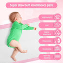 Axooms Disposable Baby Changing Mats, 33 x 45 cm, 100 Pieces, Pink
