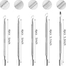 Axooms 4-Piece Stainless Steel Cuticle Nipper Set, Manicure Tool for Fingernails and Toenails