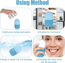 Axooms Reusable Silicone Face and Eye Ice Roller for Facial Massage and Skincare, Pore Tightening, Anti-Wrinkle, Puffiness Reduction and Improved Skin Elasticity (Blue)