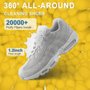 Axooms Shoe Washing Bag with Invisible Side Zipper for Washer and Dryer, Shoe Laundry Bags for Sneakers, Reusable Shoe Cleaning Bag for All Shoe Sizes (1-Pack)