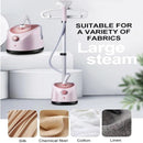 Axooms 1800W Garment Steamer, Compact Hanging Steam Iron with Adjustable Height, 40-Second Heat-Up, 1.6L Tank for Home & Commercial Use, BMD190