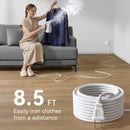 HiLIFE Steamer for Clothes, Portable Handheld Clothing Steamer, 240ml Big Capacity, 700W, Strong Power, Fabric Quick Wrinkle Remover with Brush for Home, Office(ONLY 120V) -Blue