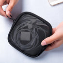 Axooms 2-Pack Black Nylon Mesh Cosmetic Pouches with Zippers, 11.5 × 11.5 cm Travel Makeup Bags