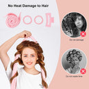 Axooms Heatless Curling Rod Headband with Hair Clips and Scrunchies