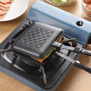 Axooms Sandwich Maker, Grilled Sandwich & Panini Maker with Non-Stick Plates, Stovetop Toasted Sandwich Maker Flippable Aluminum Pan for Home Kitchen, 5.9 Inch Length × 14.2 Inch Height