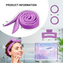 Axooms Heatless Curling Rod Headband with Hair Clips and Scrunchies