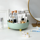Axooms 360° Rotating Perfume and Makeup Organizer Tray, Large, Ivory White