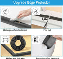 Axooms Baby Corner Protectors, 2.3 m Foam Edge Guard with 4 Corner Protectors, Pre-Applied Adhesive for Furniture and Tables