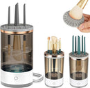 Axooms Plug-In Electric Makeup Brush Cleaner, Automatic Rotating Cosmetic Brush Cleaning Machine for All Brush Sizes