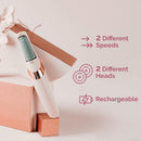 Axooms Electronic Pedicure Tool, Rechargeable Electric Foot Callus Remover & Dead Skin Roller