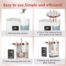 Axooms 3-in-1 Electric Makeup Brush Cleaner and Dryer, Multifunctional USB Deep Cleaner for All Brush Sizes, Blush and Contour Brushes