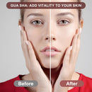 Axooms Stainless Steel Gua Sha Tool for Face and Body Massage, Silver Skin-Care Massage Stick
