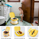 Axooms Portable Foldable Travel Potty for Toddlers, Toilet Training for Boys and Girls, Indoor and Outdoor, Pink