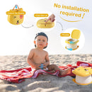 Axooms Portable Foldable Travel Potty for Toddlers, Toilet Training for Boys and Girls, Indoor and Outdoor, Pink